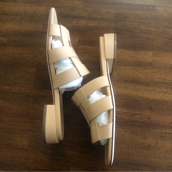 NIB $720 Burberry Lyna Cage Slide Sandal in LIGHT SESAME, Size 36.5 EU / 6.5 US! - Picture 13 of 16